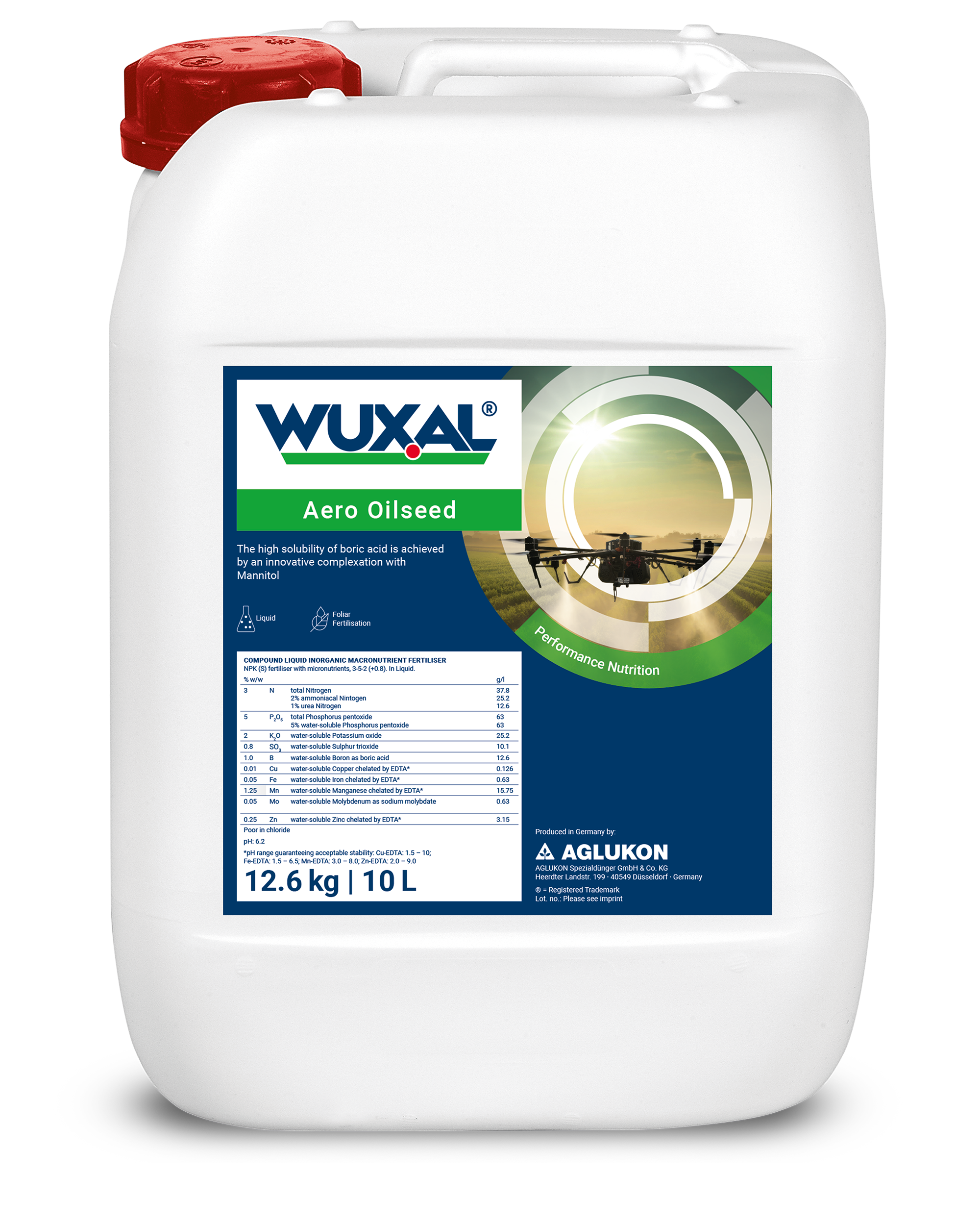 Fertilizant foliar WUXAL® AERO OSR - Kwizda Agro Romania